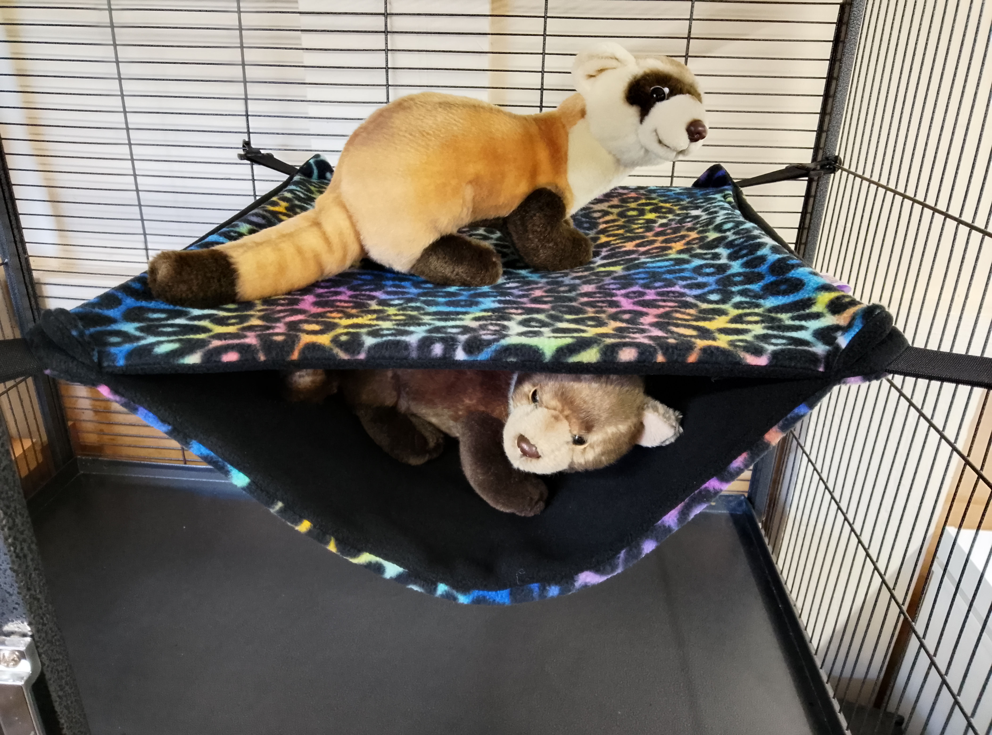 Double Hammock, Rainbow Leopard.