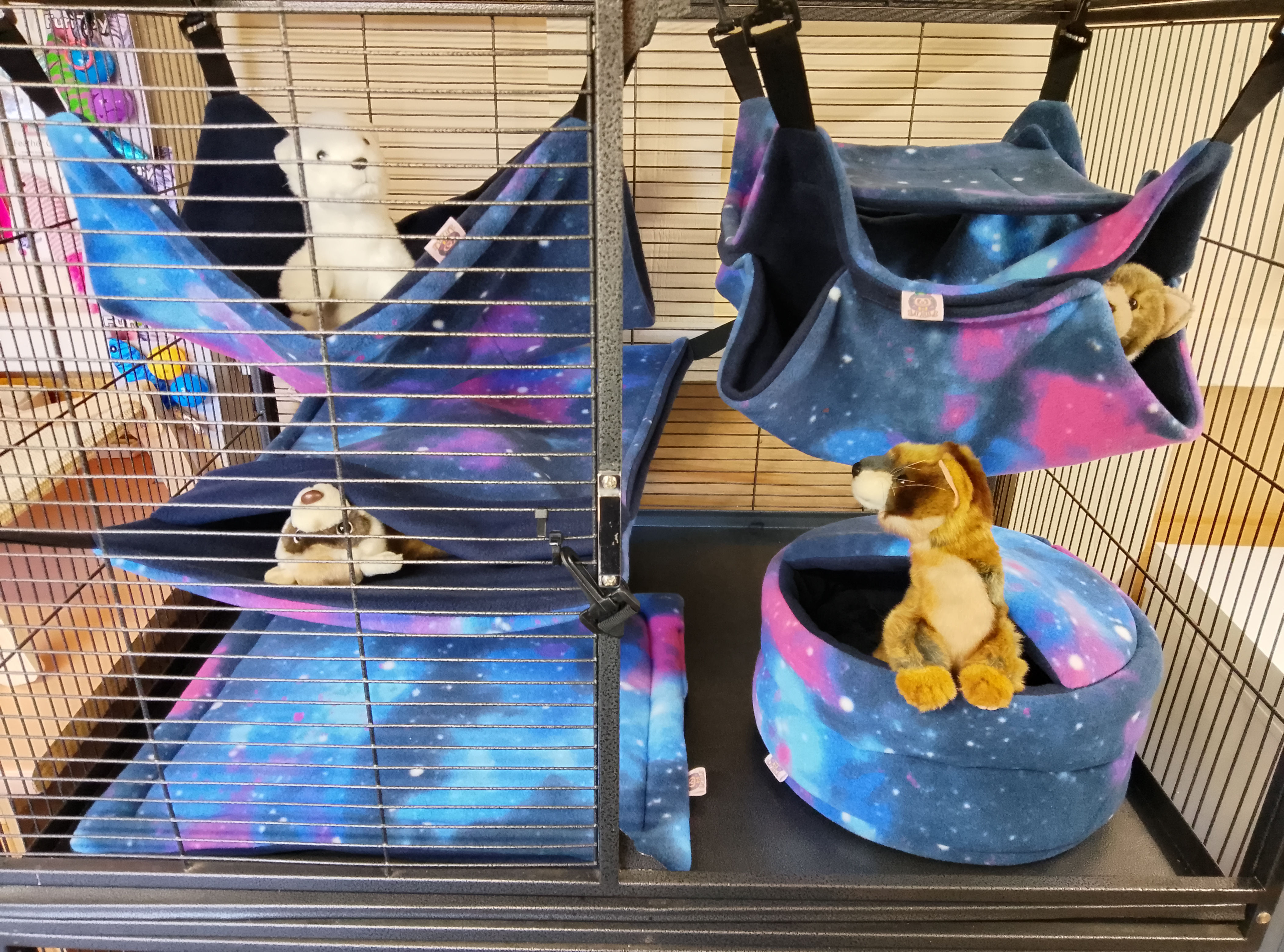 5 Piece Cage Set, Night Sky.