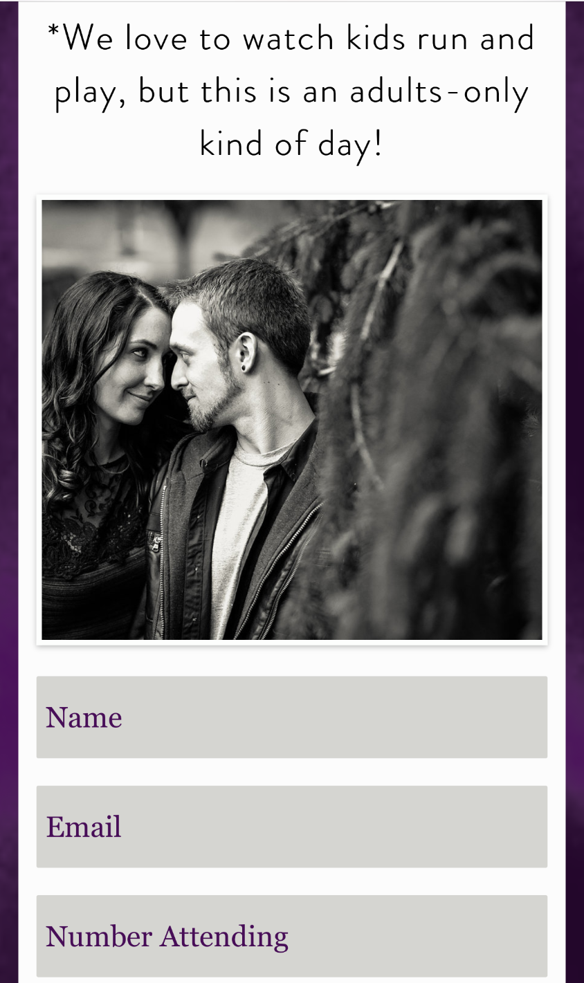 Wedding Website