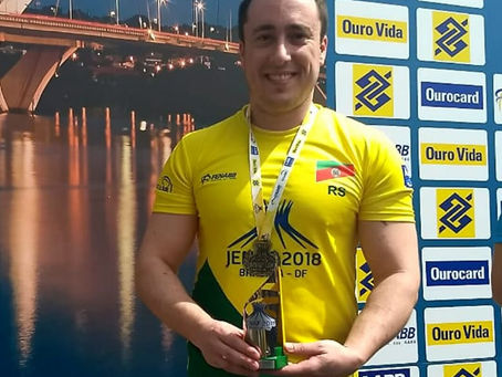 Carlos Rafael Pereira é medalhista do JENAF - 2018