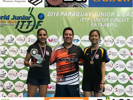 Atletas da Sogipa conquistam medalhas no Aberto do Paraguai