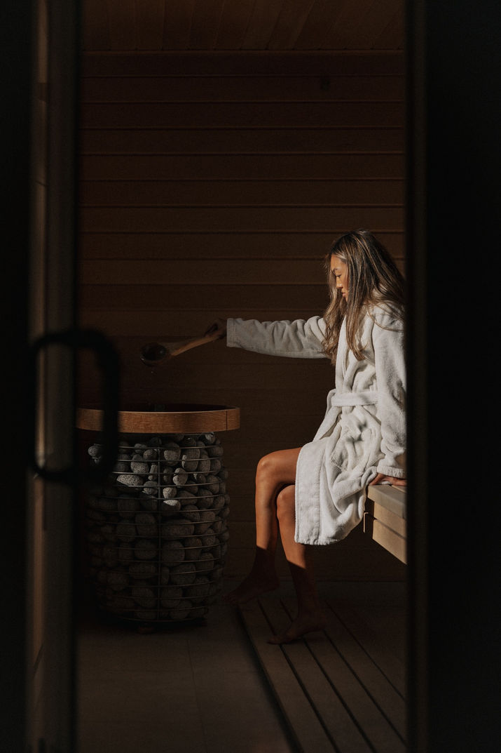 Premium sauna exterior