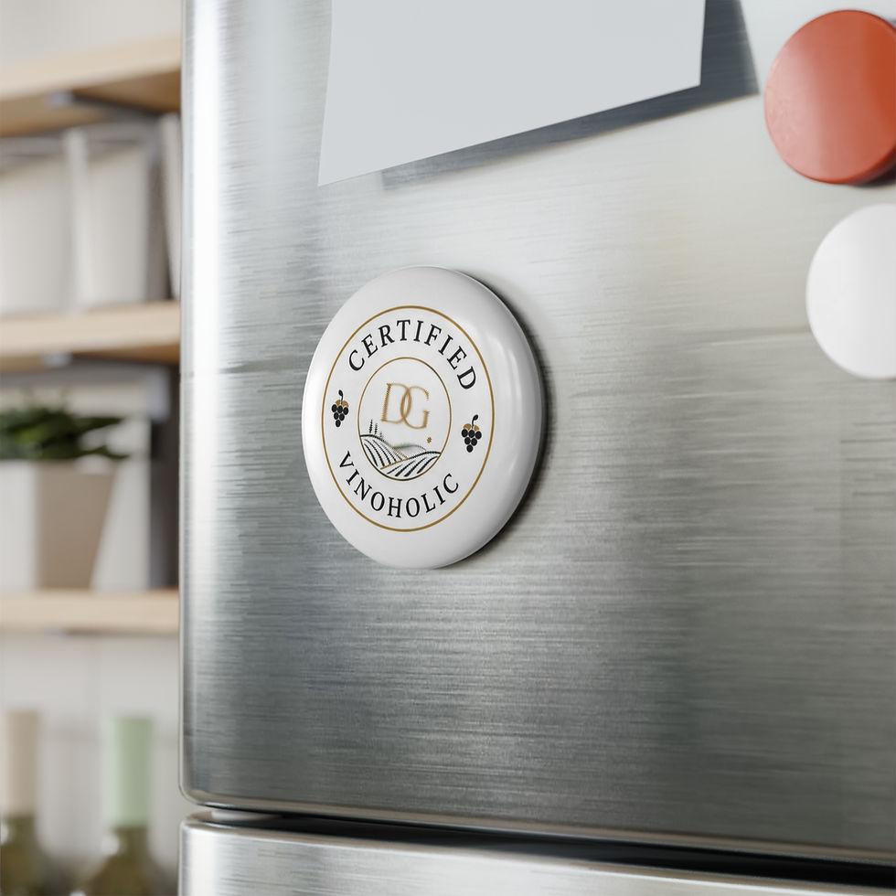 Thumbnail: Certified Vinoholic Button Magnet 