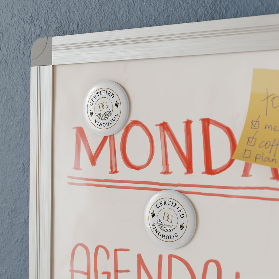 Thumbnail: Certified Vinoholic Button Magnet 