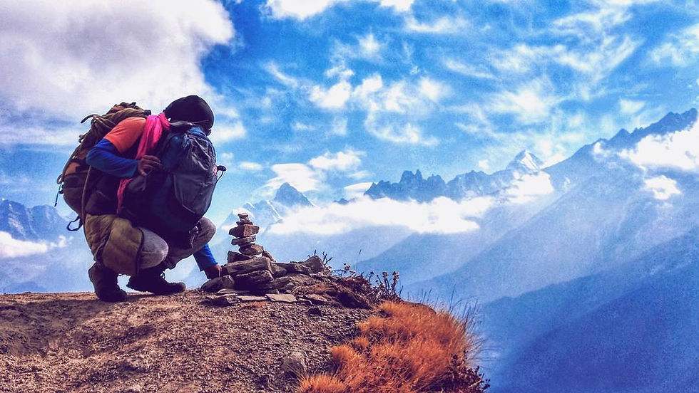 Top of Kuari Pass trek
