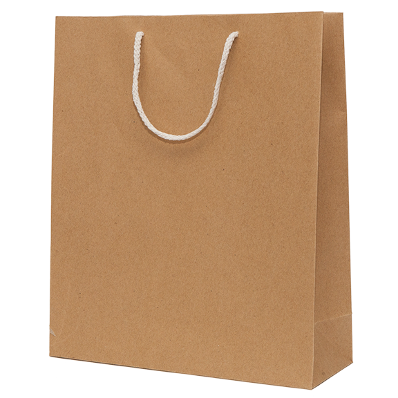 Thumbnail: Paper Bag Kraft 34cm x 23cm x base 10cm