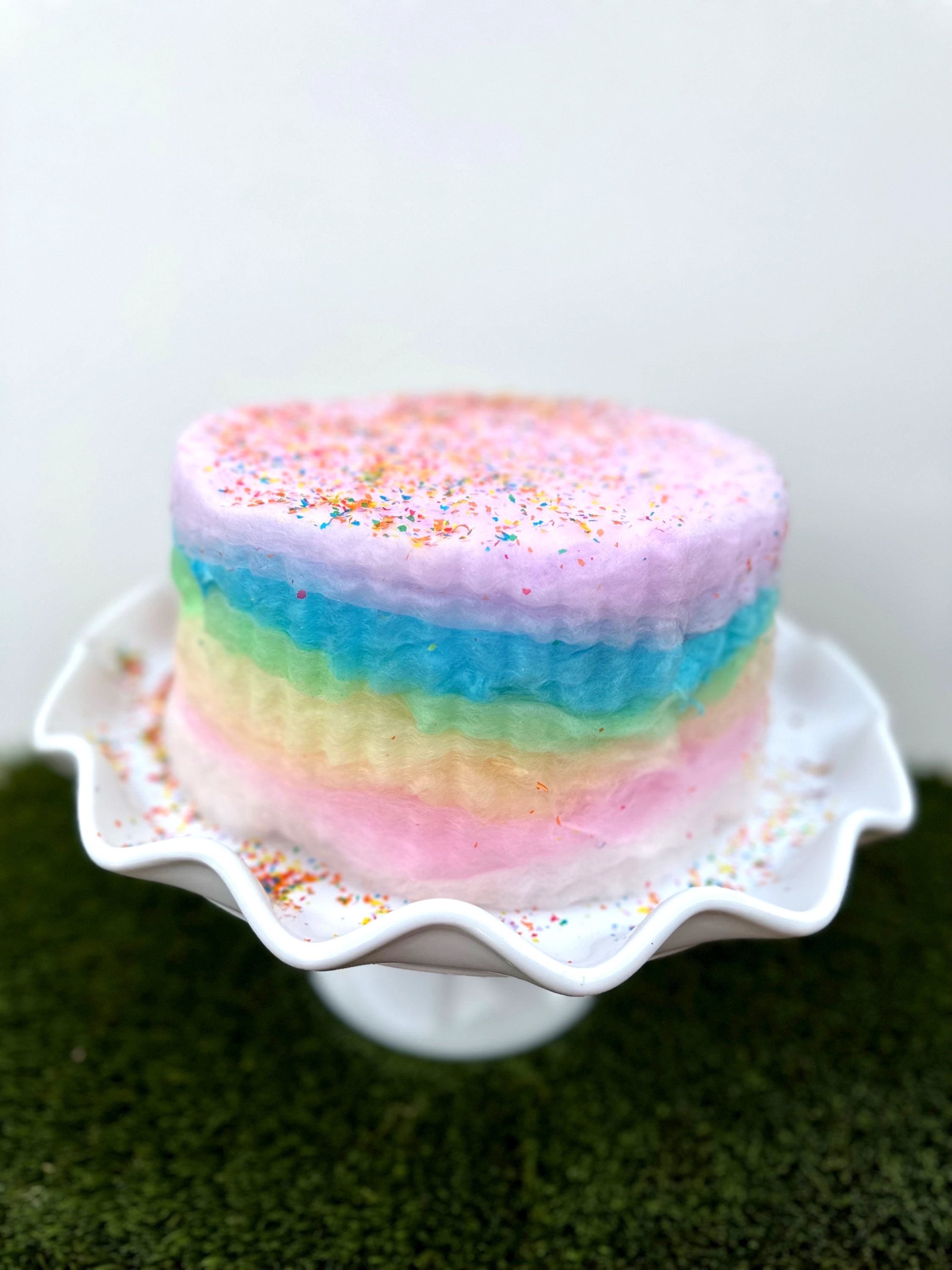 Large Cotton Candy Cake