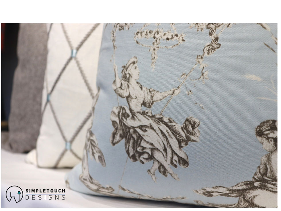 Thumbnail: Cherub Cushions- Set of 3