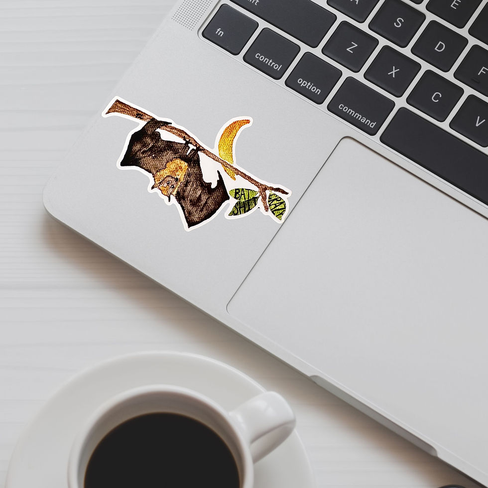 Thumbnail: Bat Shit Crazy Vinyl Sticker