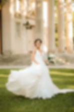 Bride Twirling in an elegant wedding dress, Best wedding photographer in Fort Worth