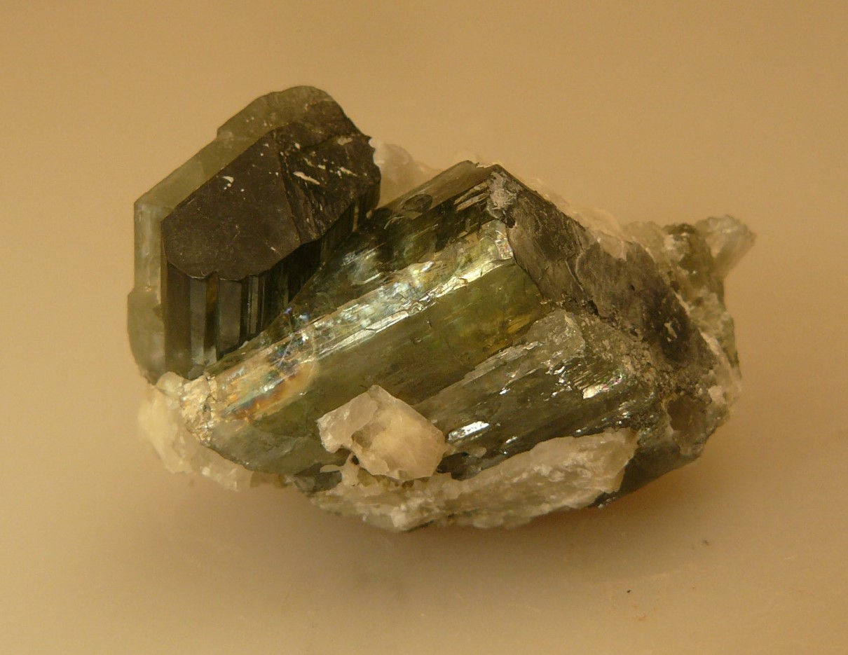 Tremolite in Calcite