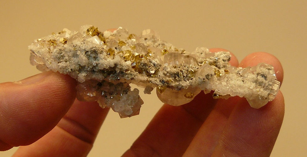 Thumbnail: Sphalerite and Calcite
