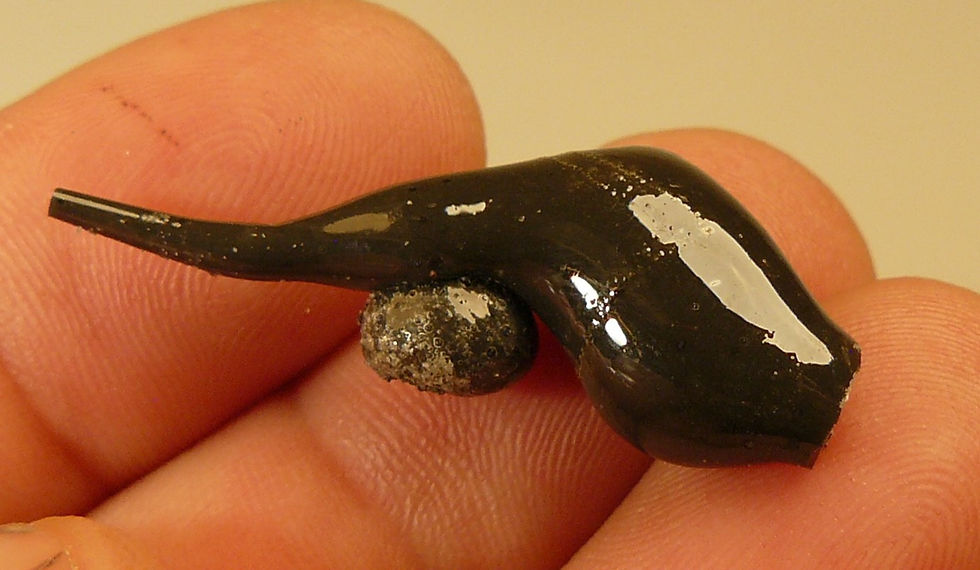 Thumbnail: Exogenic Fulgurite