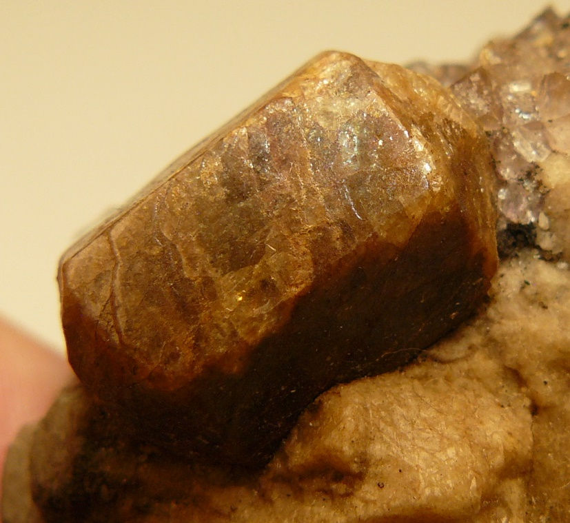 Thumbnail: Fluorapatite, Calcite, Fluorite, Quartz