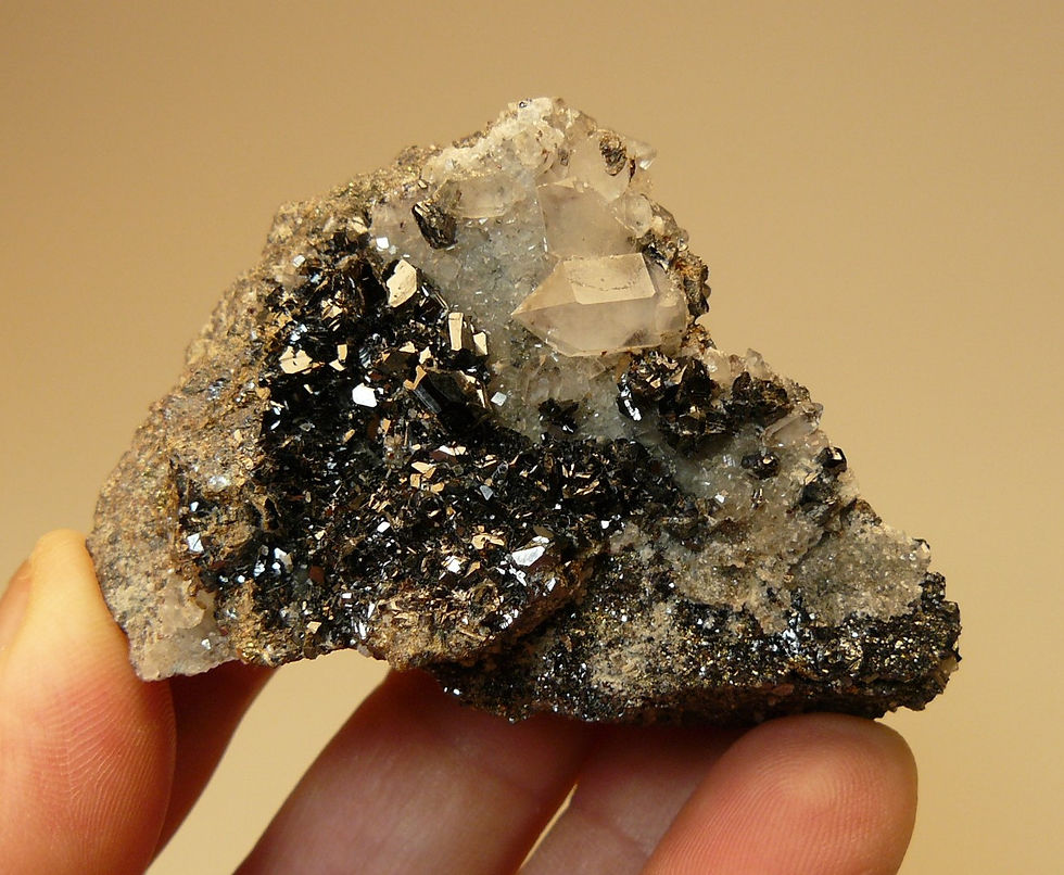 Thumbnail: Sphalerite and Quartz