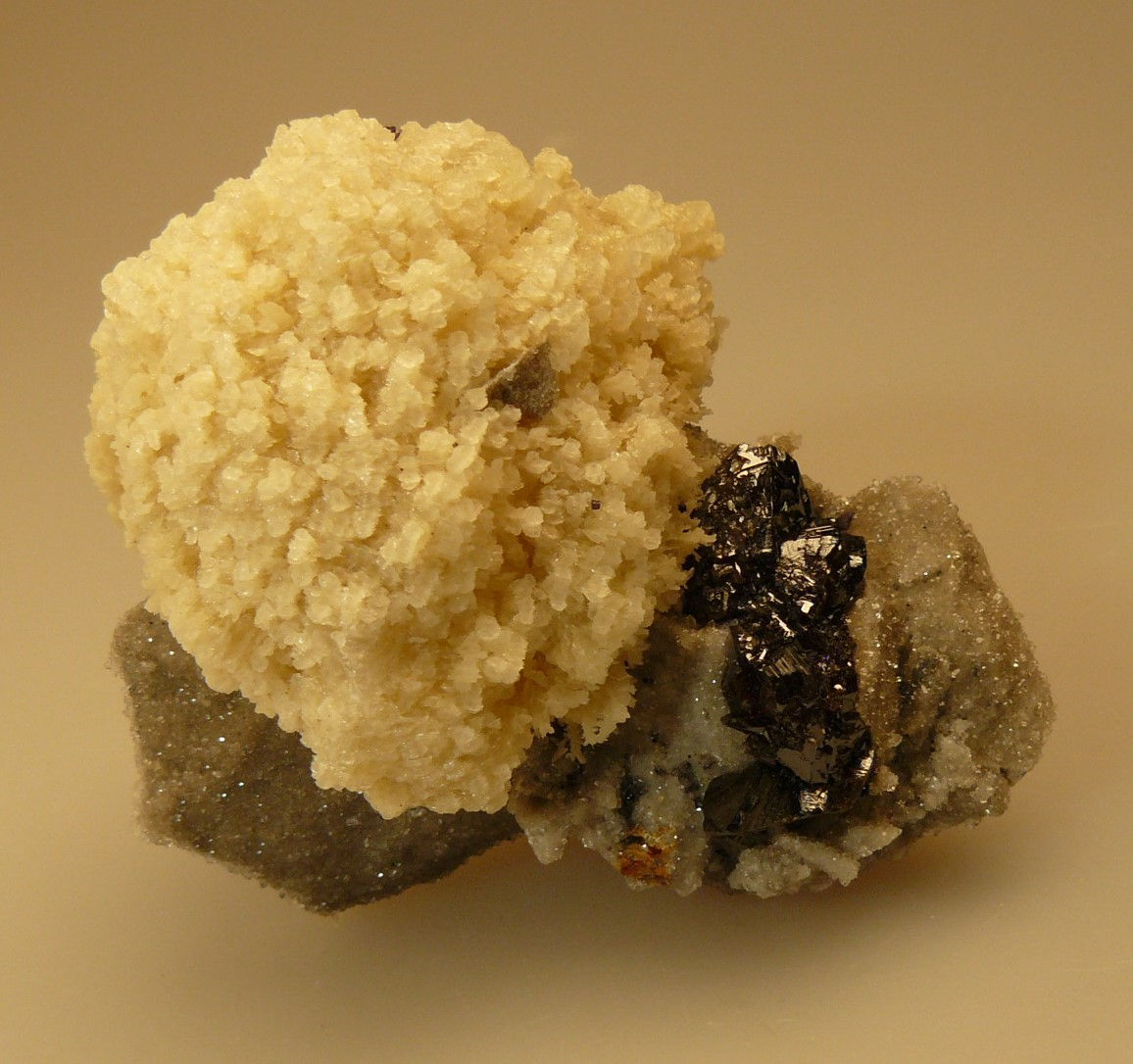 Barite and Sphalerite