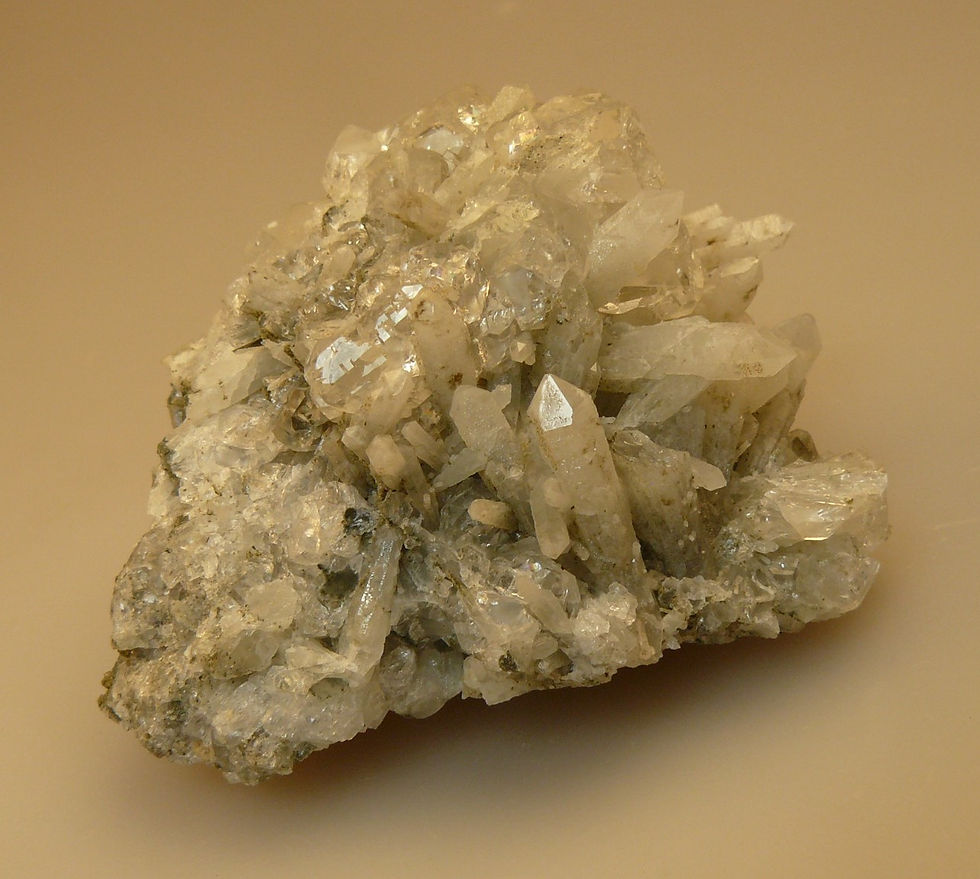Thumbnail: Fluorite on Quartz