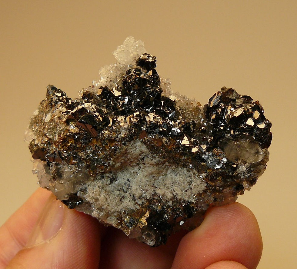 Thumbnail: Sphalerite and Quartz