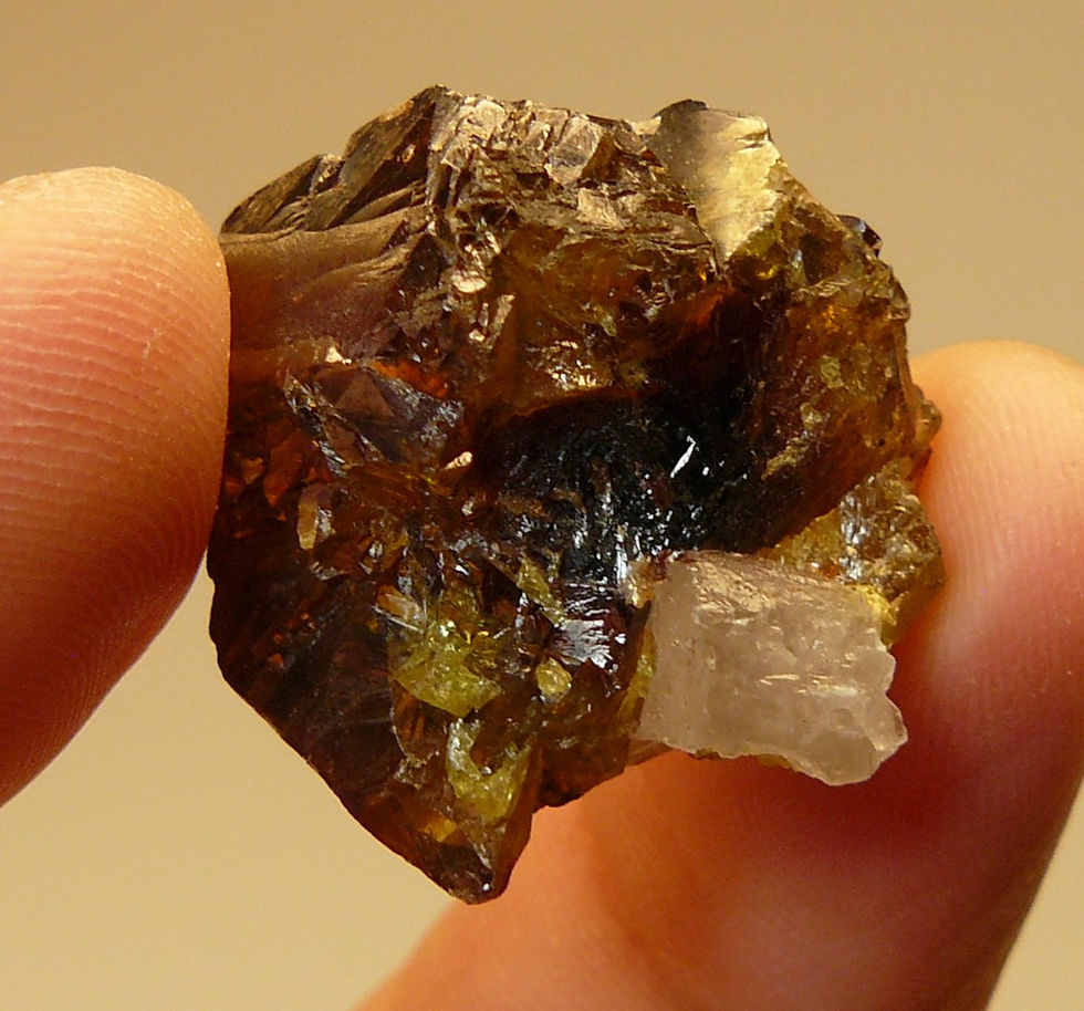 Thumbnail: Sphalerite and Calcite
