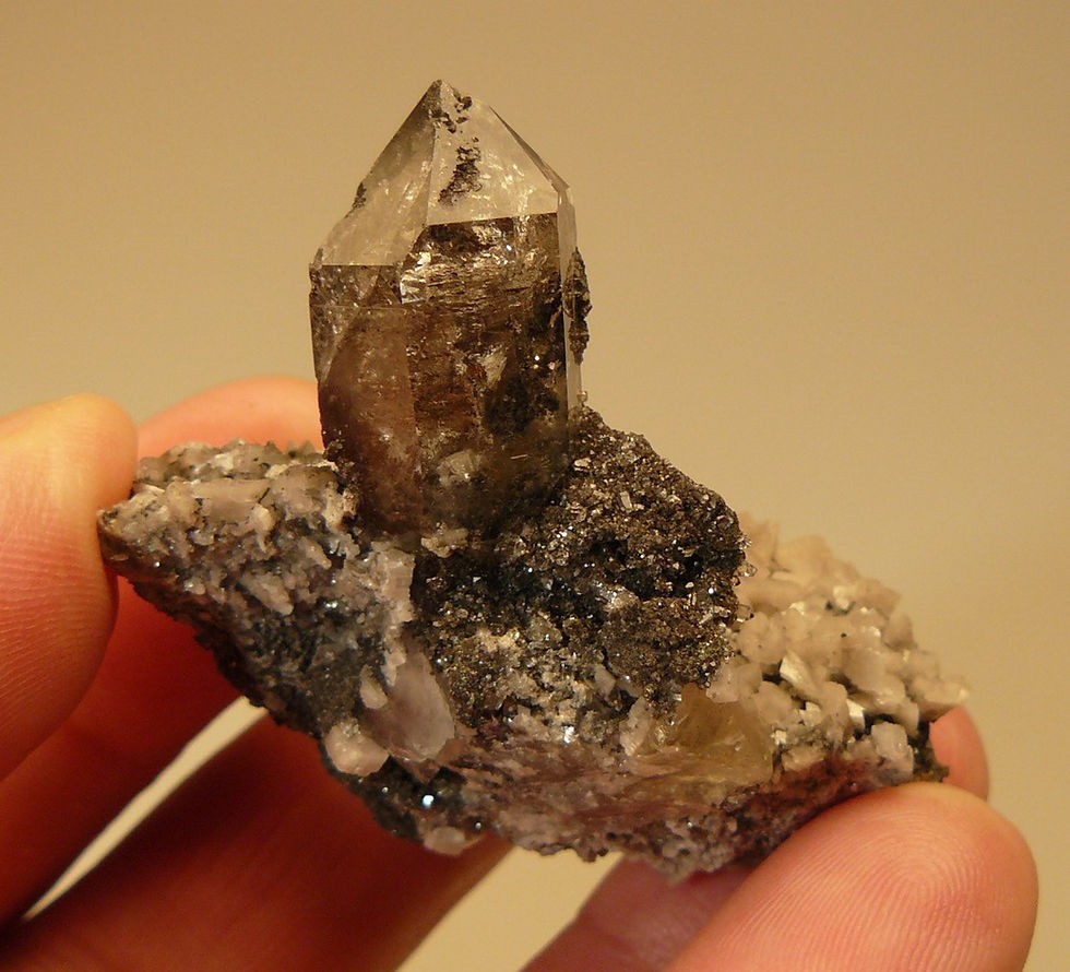 Thumbnail: Quartz, Dolomite, Pyrite