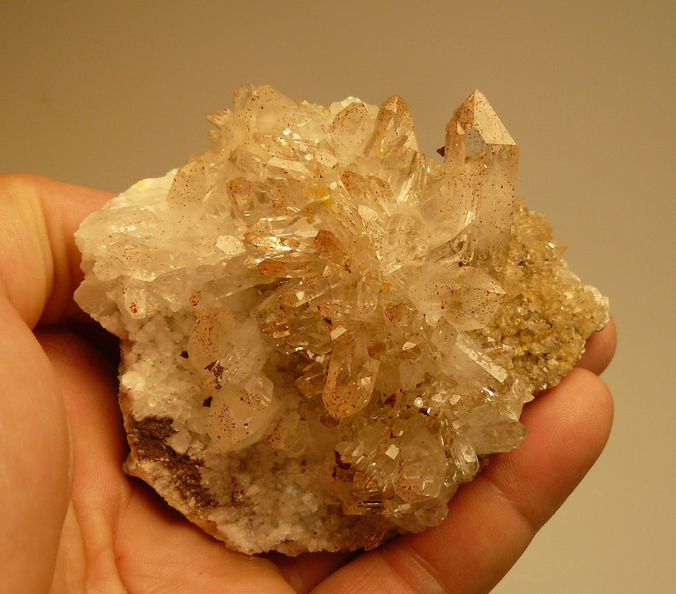 Thumbnail: Quartz, Calcite, Hematite