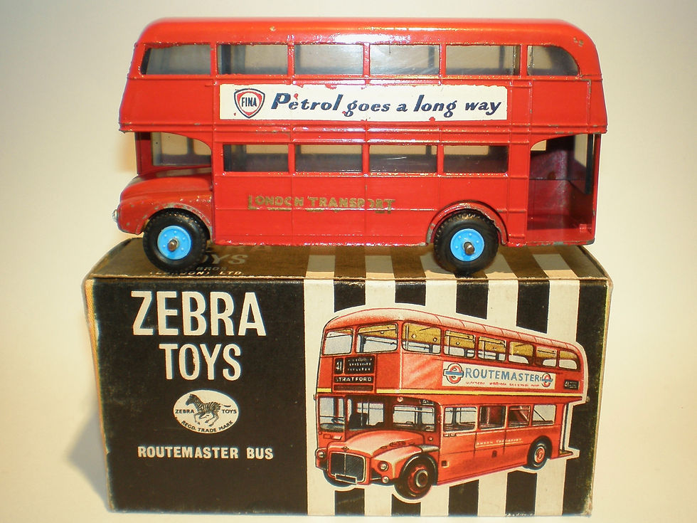 Benbros Zebra Toys Routemaster Bus
