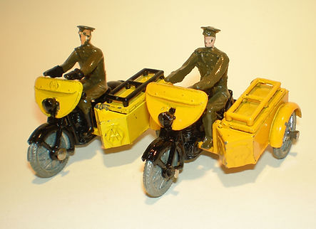 Benbros TV Series & Mighty Midgets No.3 AA Motorcycle variations