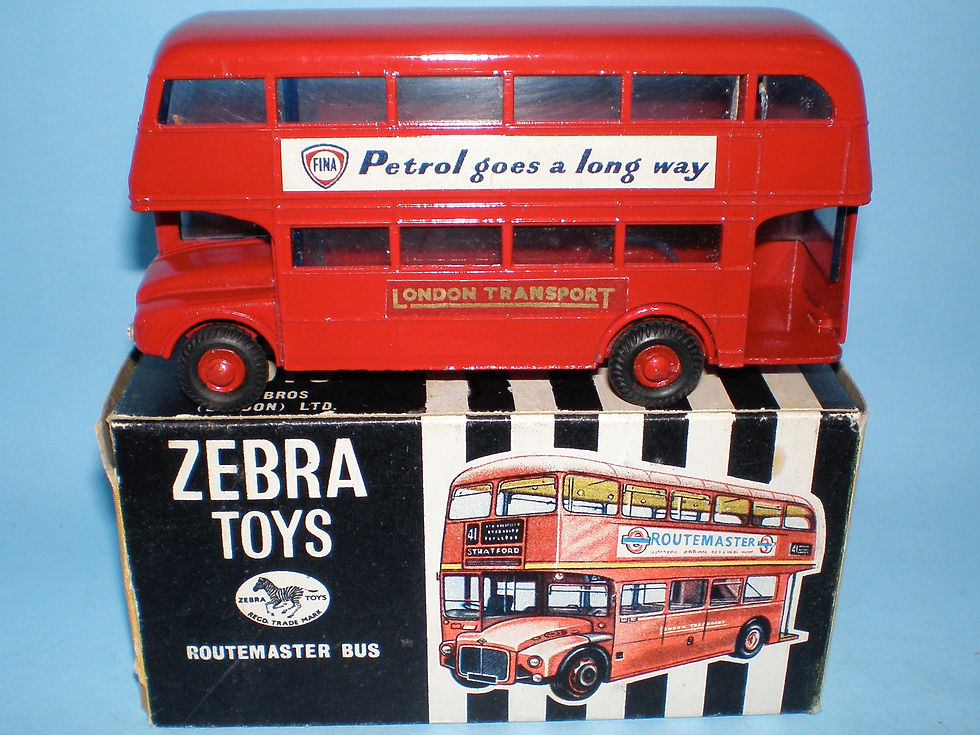 Benbros Zebra Toys Routemaster Bus