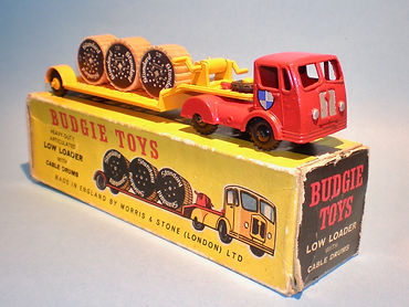 Budgie No.232 Low Loader with Cable Drums