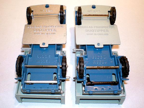 Budge No.324 Duomatic Tipper Truck - colour variations