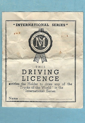 Morestone International Trucks of the World Driving Licence