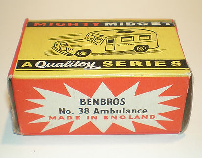 Benbros No.38 Ambulance Mighty Midget box