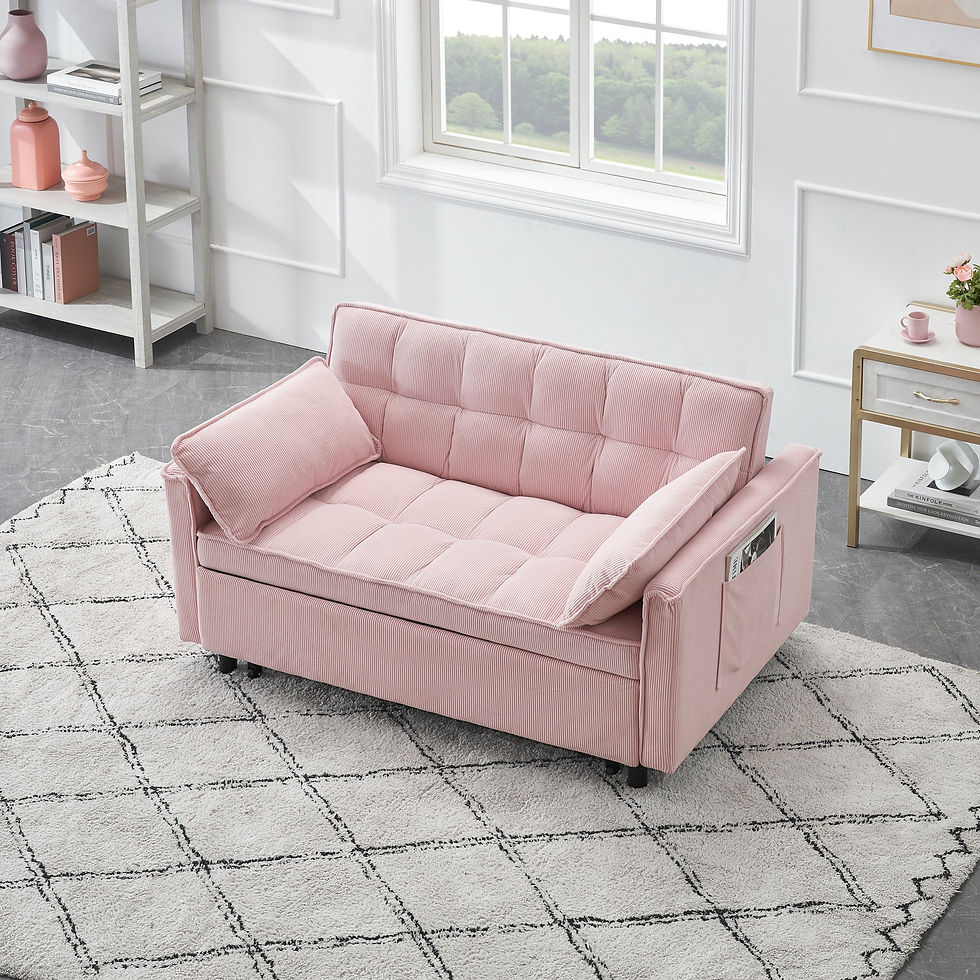 Thumbnail: Folding Sofa Bed With Adjustable Back Access