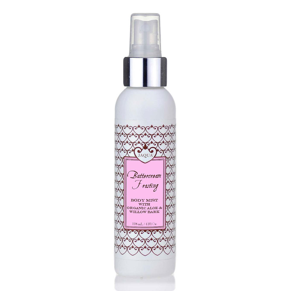 Buttercream Frosting Hydrating Body Mist With Organic Aloe & Willow Bark