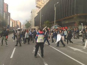 Grupo de estudiantes de la U. Javeriana a paro indefinido por aumento desmesurado en matrícula