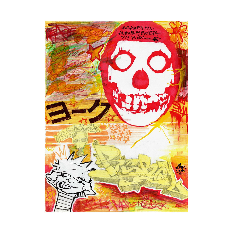 mixed media art print by MadebyYork