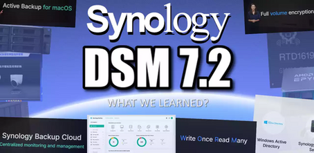 Synology just released Synology DSM 7.2