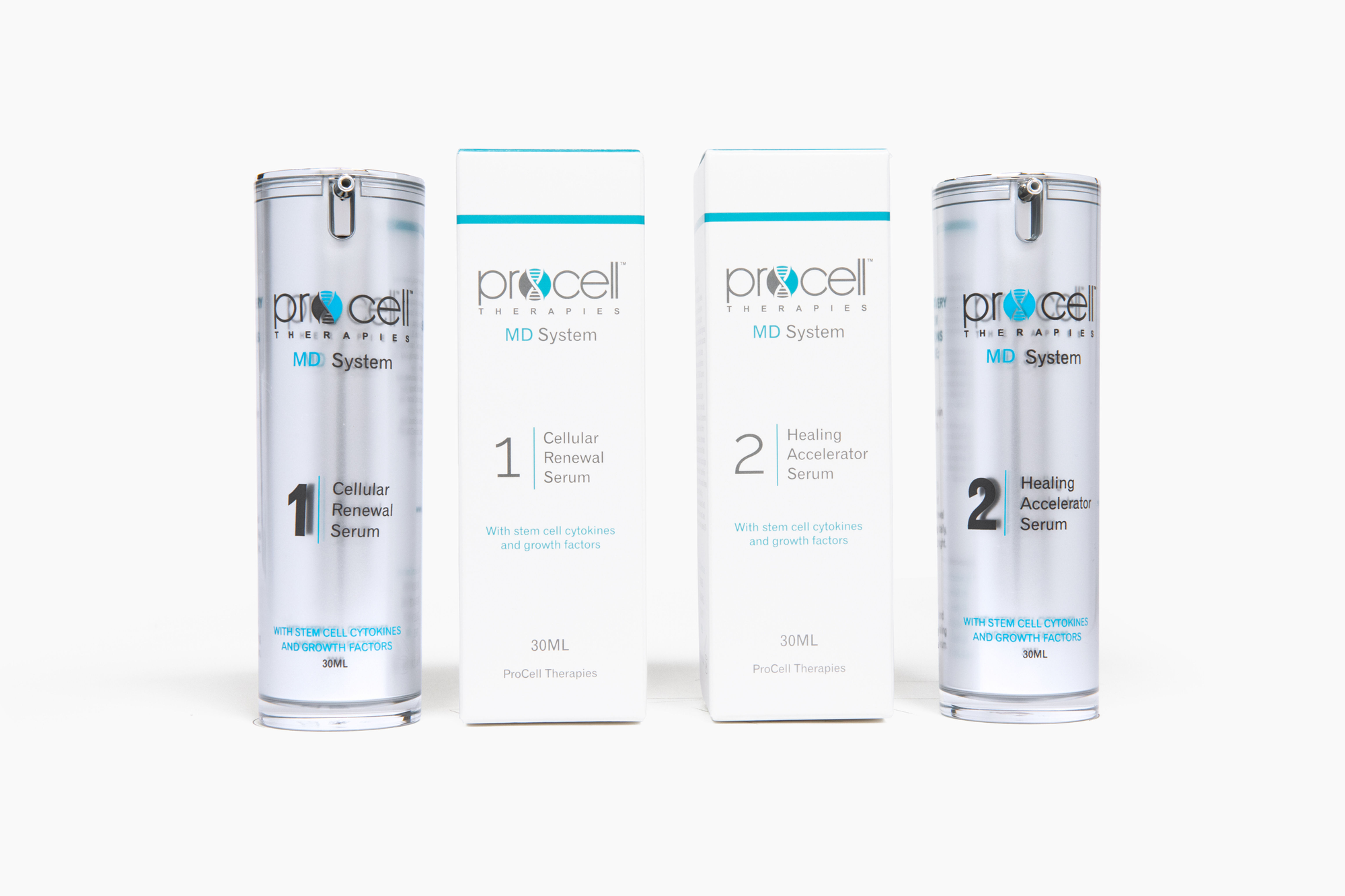 Procell MD Cellular Renewal Serum & Healing Accelerator Serum Step 1 & Step 2