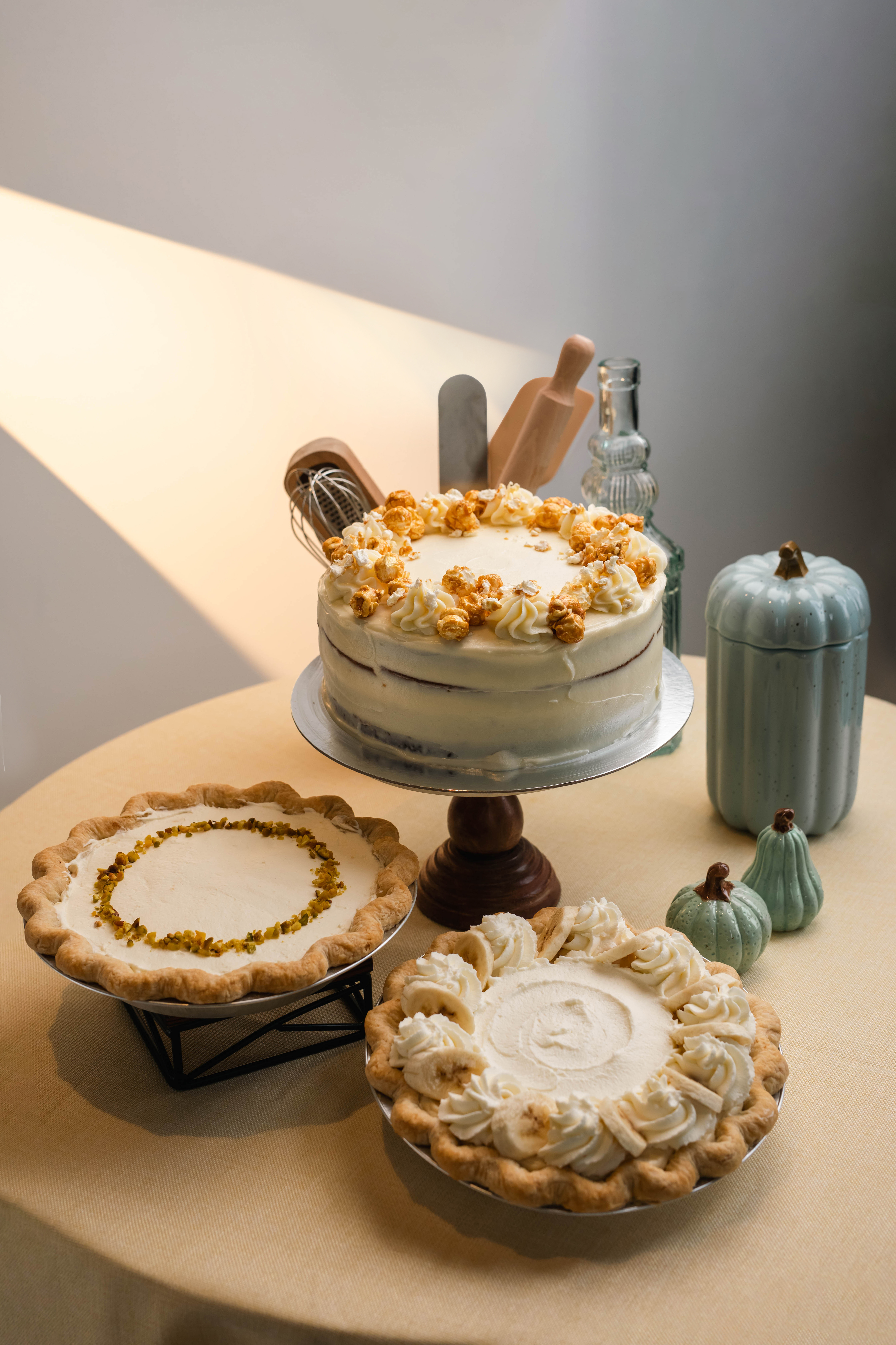 Arranged Food and Objects