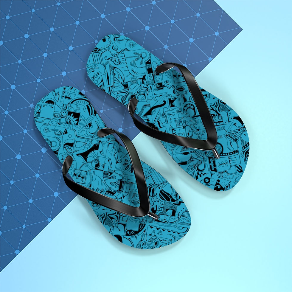 Thumbnail: Flip Flops - Spinnaroony (turquoise)