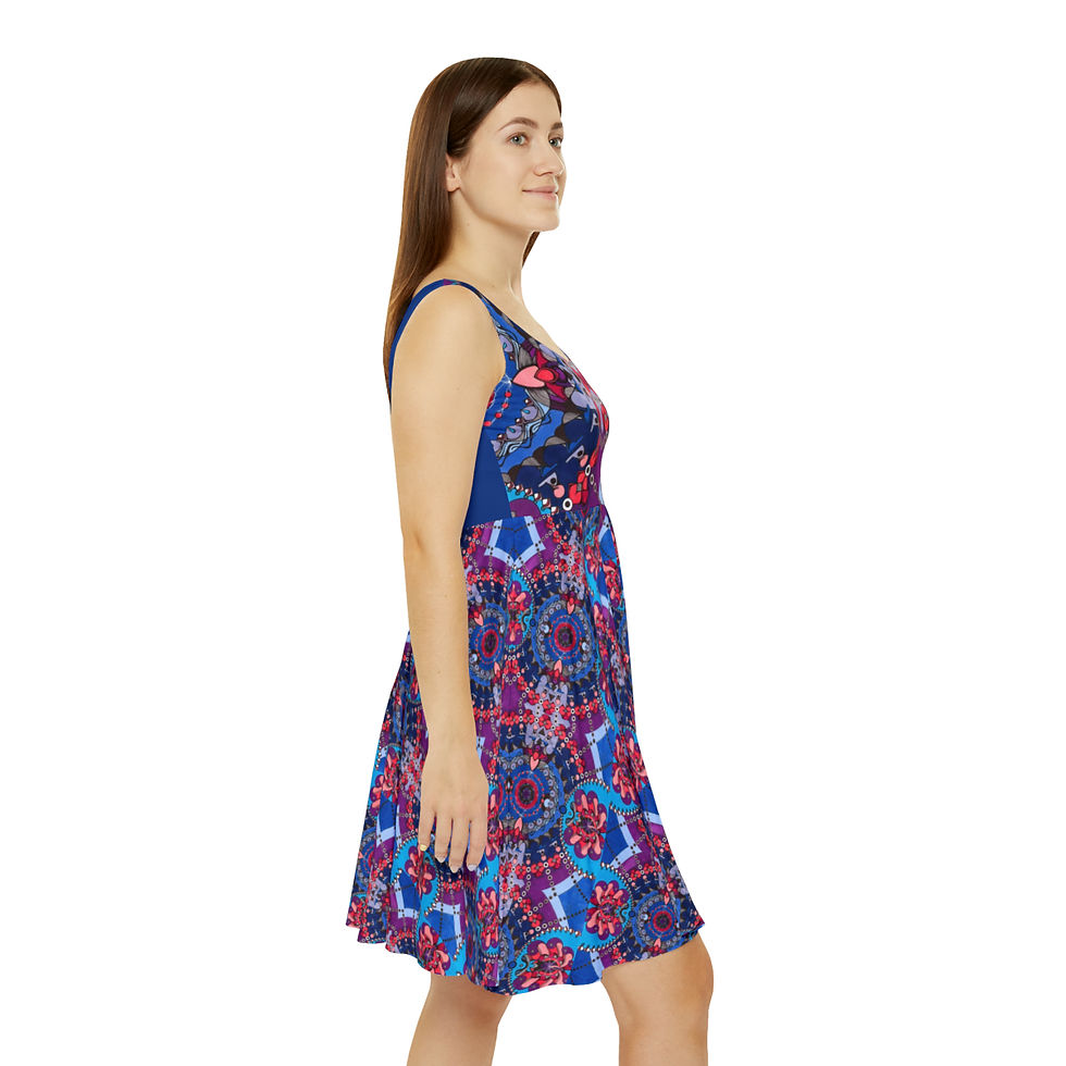 Thumbnail: Women's Skater Dress (AOP) - Flirt