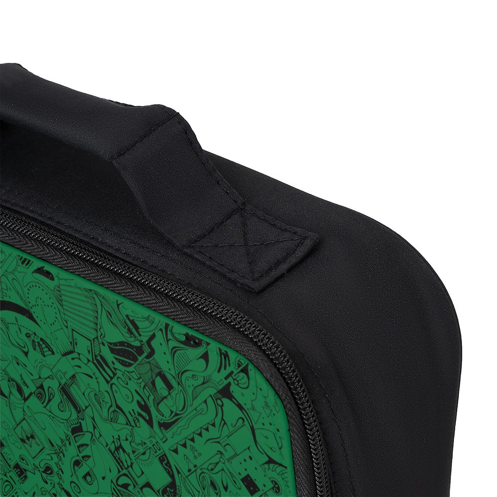 Thumbnail: Lunch Bag - Spinnaroony (dark green)