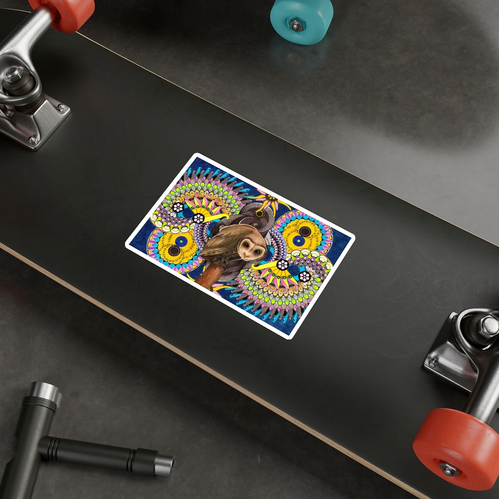 Thumbnail: Kiss-Cut Vinyl Decals - Dark, Sacred Night