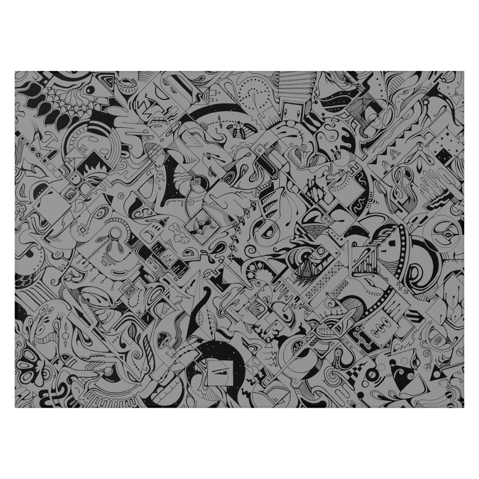 Thumbnail: Dornier Rug - Spinnaroony (grey)