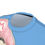 Thumbnail: Unisex Short Sleeve Tee (AOP) - Mario Mario (light blue)