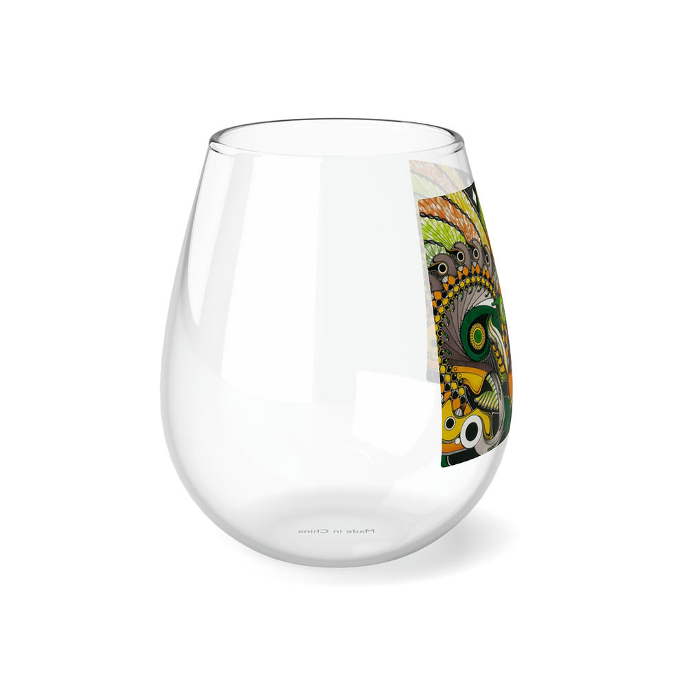 Thumbnail: Stemless Wine Glass, 11.75oz - Dankenstein