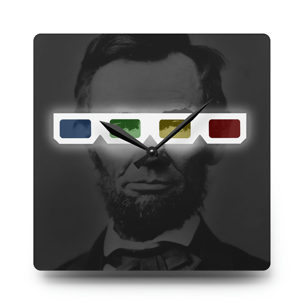 Thumbnail: Acrylic Wall Clock - Untitled
