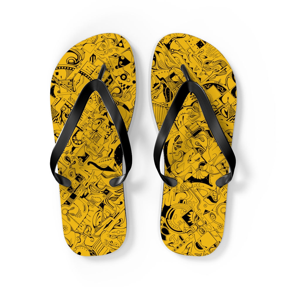 Thumbnail: Flip Flops - Spinnaroony (yellow)