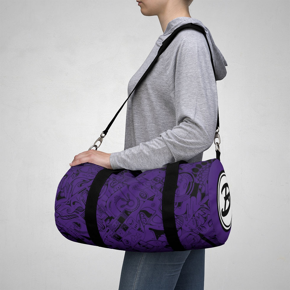 Thumbnail: Duffel Bag - Spinnaroony (purple)