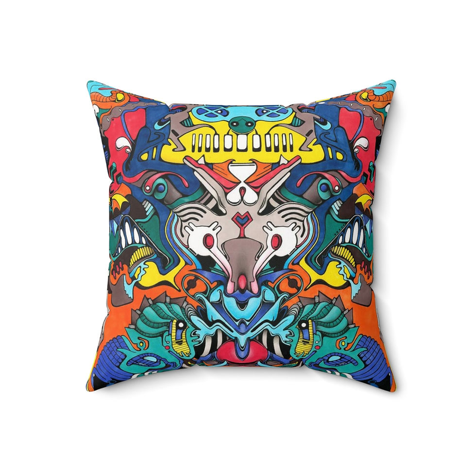 Thumbnail: Polyester Square Pillow - Give It To Me, Baby